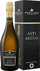 Perlino Secco Asti DOCG (gift box) 0.75л