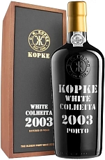 Kopke, Colheita White Porto, 2003, wooden box, 0.75 л