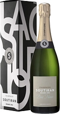 Шампанское Soutiran Brut Nature Grand Cru Champagne AOC gift box
