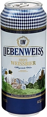 Liebenweiss Hefe-Weissbier, in can, 0.5 л