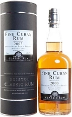 Bristol Classic Rum, Fine Cuban Rum, 2003, gift tube, 0.7 л