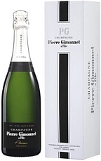 Шампанское Pierre Gimonnet & Fils Fleuron Blanc de Blancs Brut 1er Cru Champagne AOC 2017 gift box