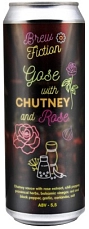Brew Fiction, Gose With Chutney And Rose, in can, 0.45 л