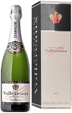 Vollereaux, Brut Reserve, Champagne AOC, gift box