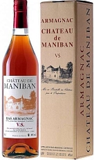 Castarede, Chateau de Maniban VS, Bas Armagnac AOC, gift box, 0.7 л