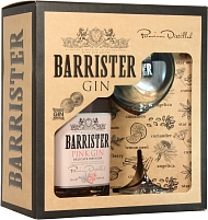 Barrister Pink, gift box with glass, 0.7 л