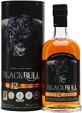 Black Bull 12 Years Old, Blended Scotch Whisky, in tube, 0.7 л