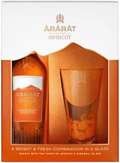 Арарат Абрикос, в подарочной коробке со стаканом, 0.5 л