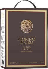 Fiorino d'Oro Rosso Secco, bag-in-box, 3 л