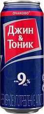 Очаково & Тоник в жестяной банке 0.45 л