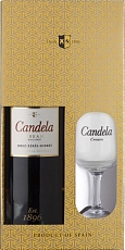 Candela Cream, Jerez DO, gift box with glass