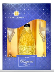 47 Anno Domini, Baglietti No.10, Prosecco, Extra Dry, gift box with 2 glasses