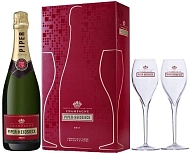 Piper-Heidsieck, Brut, gift box with 2 glasses