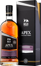 M&H Apex Peated Fortified Red Wine Cask gift box 0.7 л