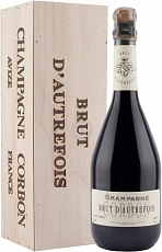 Champagne Corbon, Brut d'Autrefois, wooden box