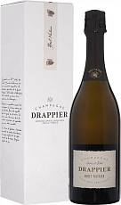 Drappier Brut Nature Zero Dosage Champagne AOP in gift box 0.75л